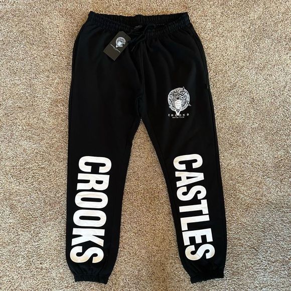 Crooks & Castles Other - NWT 5XL Crooks and Castle Jogger Pants Mens Black